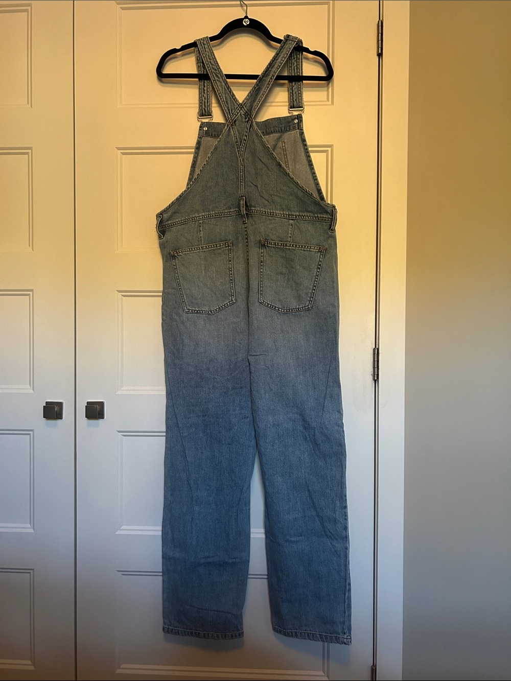 Light Blue Denim women’s Overalls Jeans - Picture 4 of 6